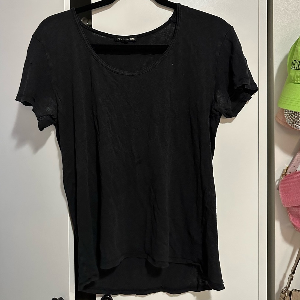 RAG AND BONE BLACK TEE